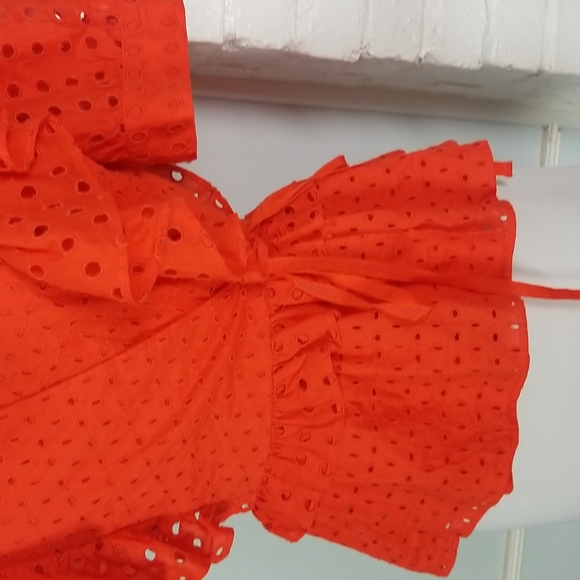 J. Crew eyelet ruffle wrap top - Picture 6 of 10